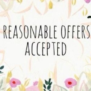 Reasonable Offers Accepted